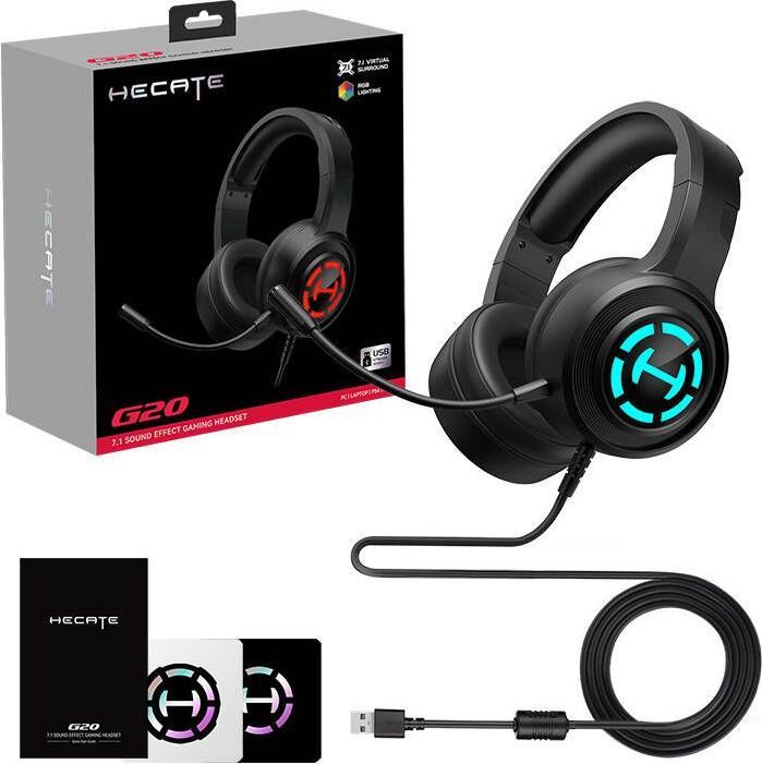 Actual product image Edifier Gaming headphones HECATE G20 (black) (Cable)