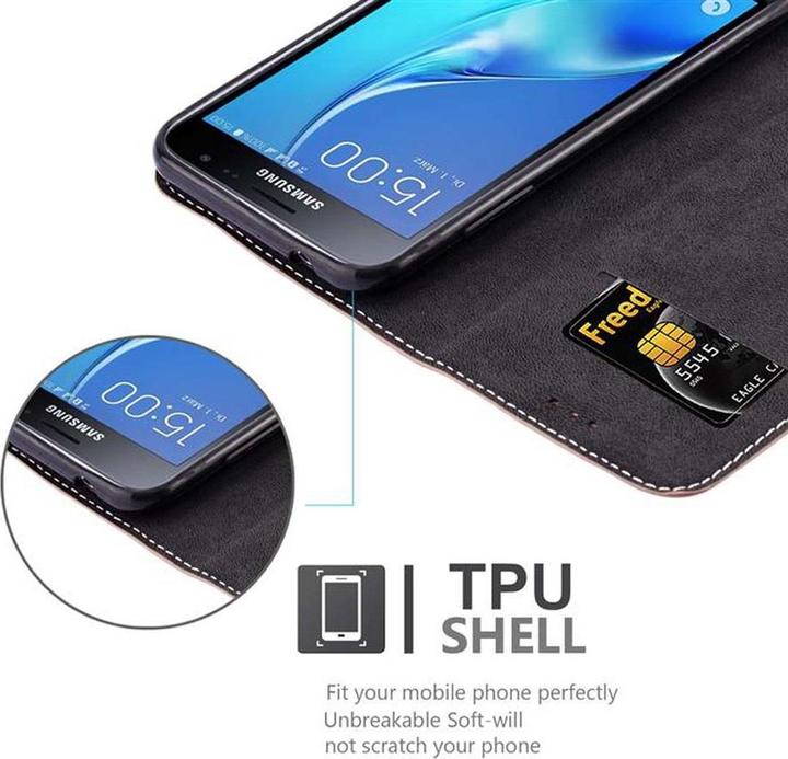 Actual product image Cadorabo Book X Wallet Cover (Samsung Galaxy J3)