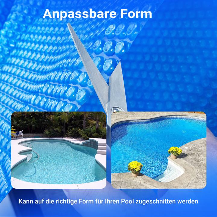Image du produit Wiltec Bâche à bulles Ronde 5m Bleue Couverture de piscine solaire Chauffage 120µ