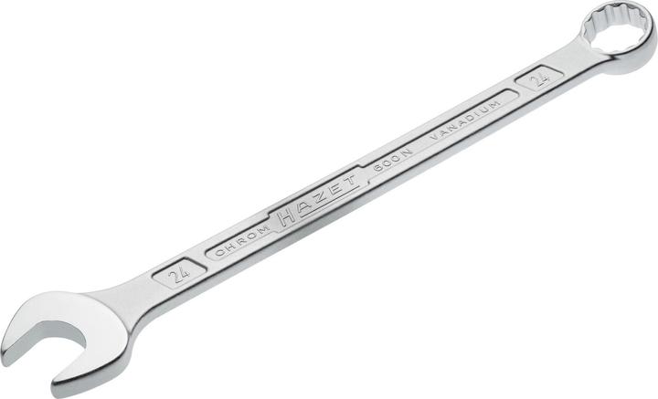 Actual product image HAZET Combination wrench 600N-24 ∙ Outside 12-point traction profile ∙ 24 mm (24 mm)