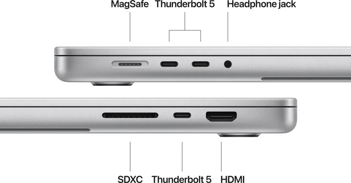 Actual product image Apple MacBook Pro 16 - 2024 (16.20", M4 Max, 64 GB, 1000 GB, DE)