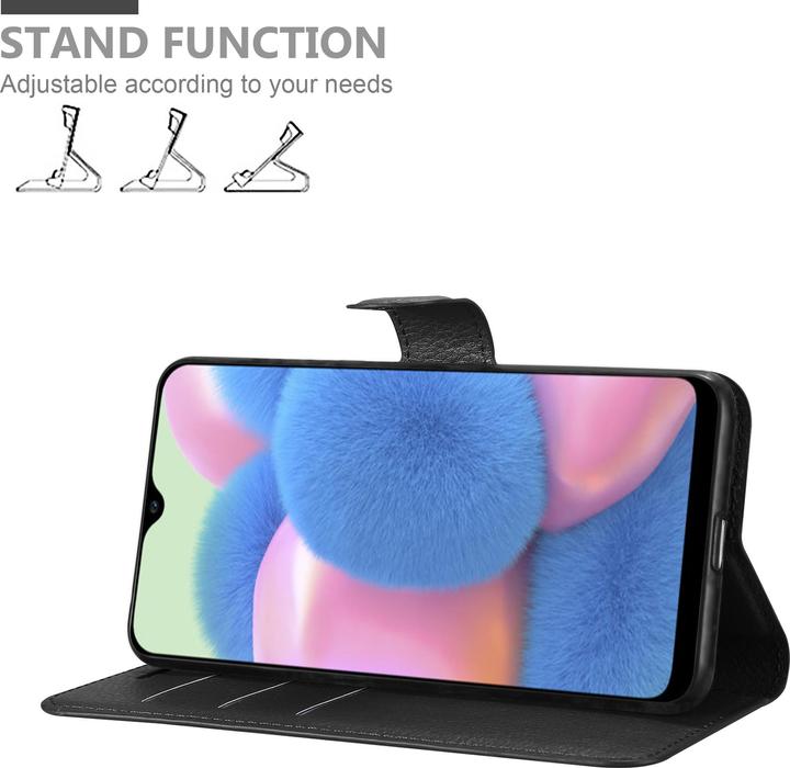 Actual product image Cadorabo Book with stand function cover (Samsung Galaxy A30s)