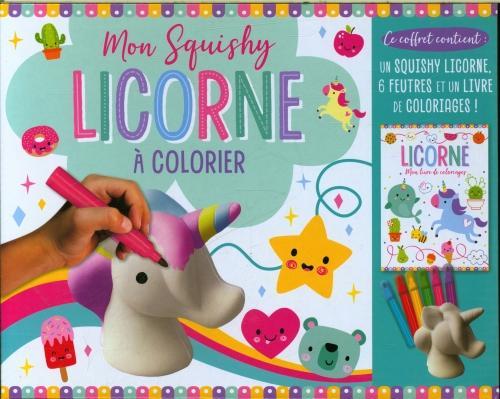 Actual product image 123 Soleil Mon squishy Licorne à colorier (French, Lane Charly, 2023)