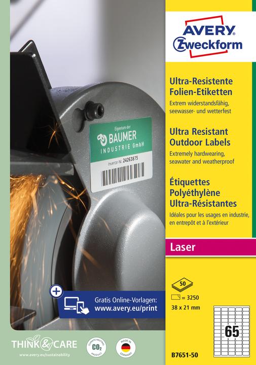 Produktbild Avery Ultra-Resistente Folien-Etiketten