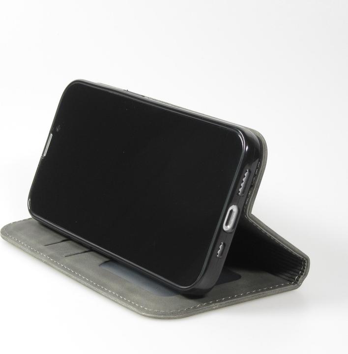 Produktbild PhoneLook Leder Tasche Flip Wallet vintage mit Magnetverschluss und Kartenhalter (Apple iPhone 13)