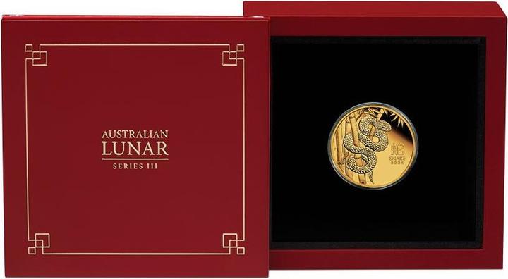 Image du produit The Perth Mint Gold Lunar III Schlange 1/4 oz PP - 2025 (1.00, 2025)