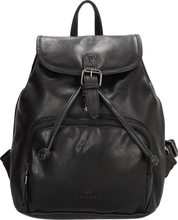 Hide & Stitches Micmacbags Alltags -Rucksack - Schwarz - Leder