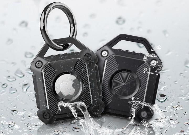 Produktbild Screenguard Apple Airtag Rugged Armor Case Hülle mit Anhänger