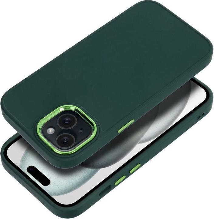 Actual product image OEM Back panel cover FRAME Case for IPHONE 15 green (Apple iPhone 15)