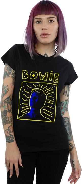Actual product image David Bowie Womens/Ladies 90s Frame Cotton T-Shirt (XL)