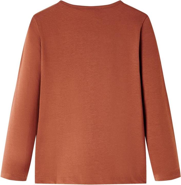 Produktbild VidaXL Kinder-Langarmshirt Cognac 116,Material: 95 % Baumwolle. 5 (116)