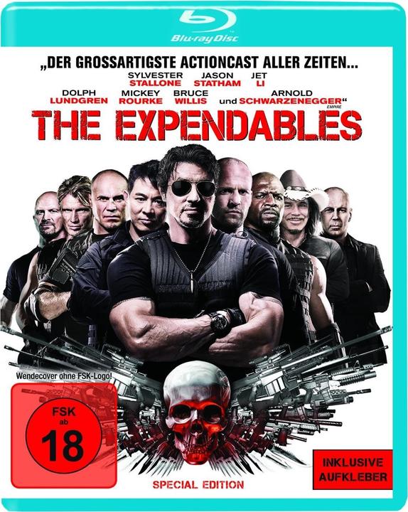The Expendables (Blu-ray, 2010, Englisch, Deutsch)
