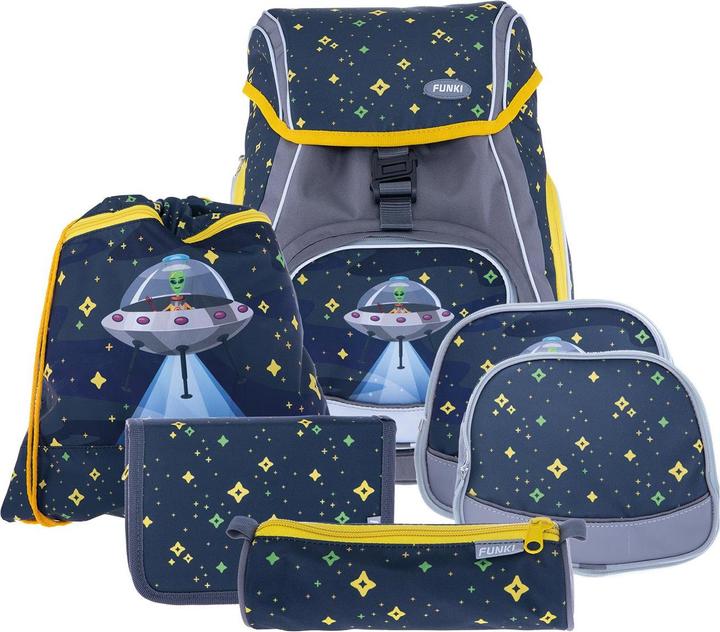 Funki Schulrucksack-Set Flexy-Bag 5teilig (28 l)