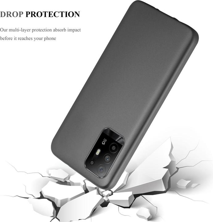 Actual product image Cadorabo TPU Matt Metallic Sleeve (Oppo A94 5G)