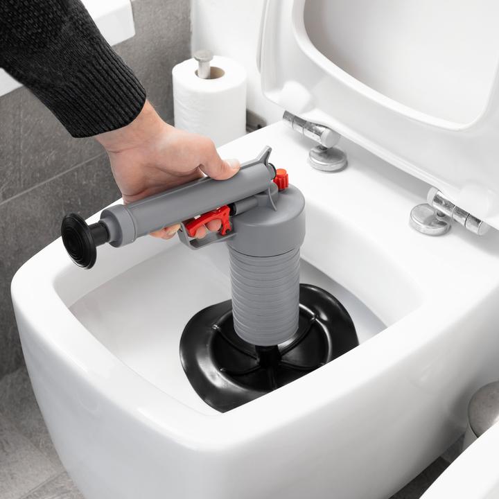 Produktbild InnovaGoods Universelle Pressluftpistole zur Abflussreiniung, mit Adaptern KlinGun
