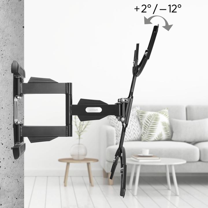 Produktbild Hama TV-Wandhalterung FULLMOTION, 3 Sterne, 229 cm (90"), Schwarz (Wand, 90.16", 50 kg)