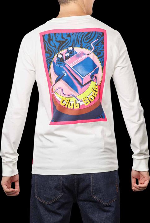 Actual product image Scotch & Soda Regular Fit T-Shirt Long Sleeve White (S)