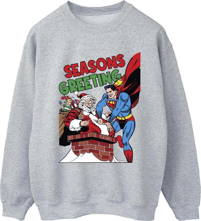 Superman Santa Comic Sweatshirt