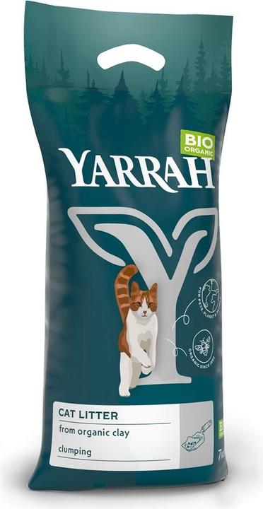 Produktbild Yarrah BIO-Katzenstreu - 7kg - (Klumpend, Biologisch abbaubar, 7 kg)