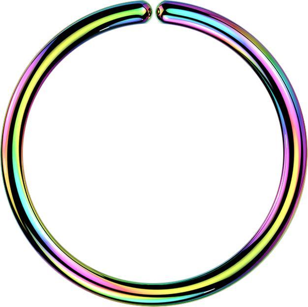 Star Piercing Micro Piercing Ring farbig (ohne Messing, Chirurgenstahl 316L)