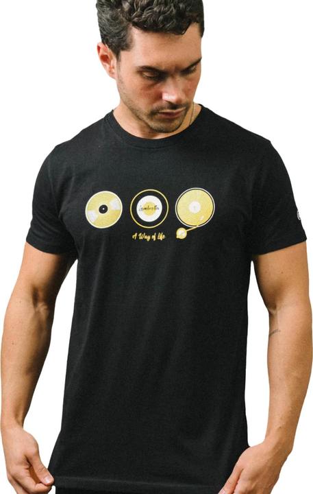 Actual product image Lambretta Mens A Way Of Life Vinyl Record T-Shirt (XL)