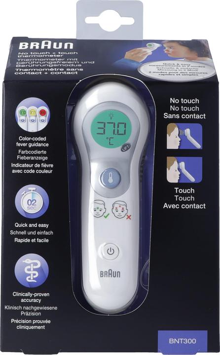 Actual product image Braun BNT 300 No Touch (Non-contact, Forehead)