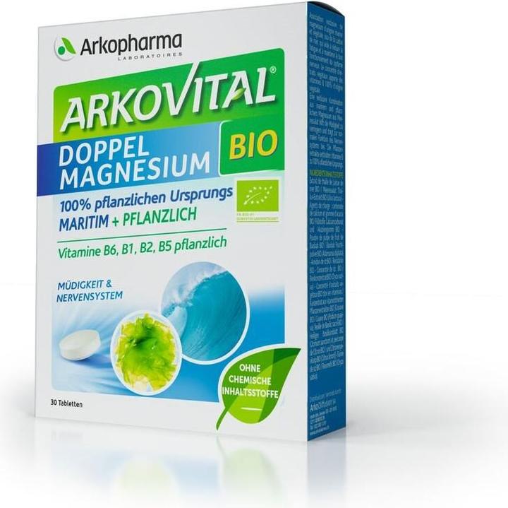 Image du produit Arkopharma Arkomag Bio Doppelmagnesium (30 pièce(s), Cachets, 48 g)