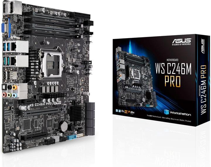 Actual product image ASUS C246M PRO (LGA 1151, Intel C246, mATX)