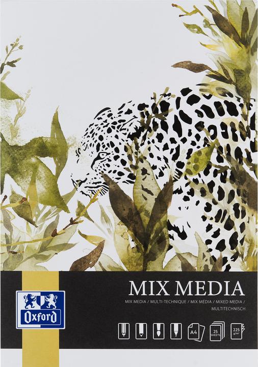 Oxford Blocco a tecnica mista (A4, Nessuna, Copertina morbida)