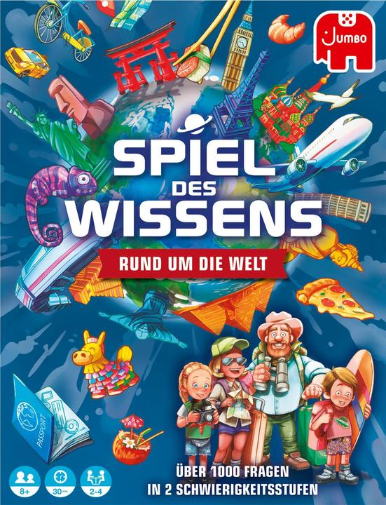Produktbild Jumbo Spiel des Wissens - Rund um die Welt (Deutsch)