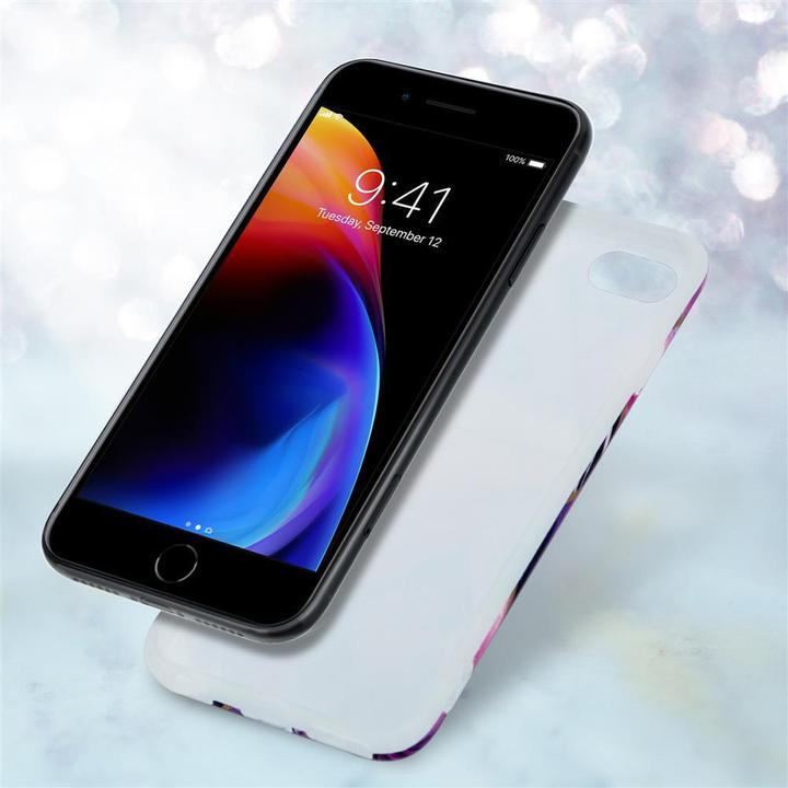 Image du produit Cadorabo Couverture IMD TPU Marbre coloré (Apple iPhone 7, Apple iPhone SE (2ème génération))