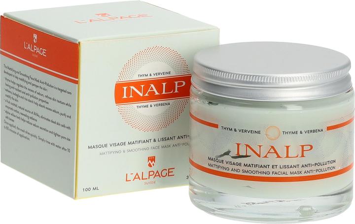 Image du produit L'Alpage Suisse Masque Visage Matifiant & Lissant Anti-Pollution Inalp (50 ml)