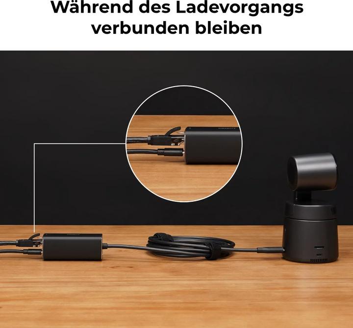 Image du produit Obsbot Adaptateur USB-C Tail Air Adaptateur USB-C vers Ethernet (USB-C, RJ45 (1x))