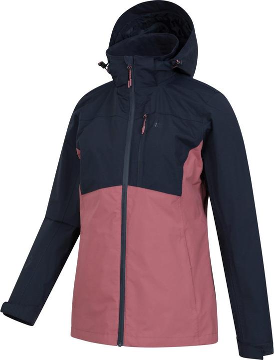 Actual product image Mountain Warehouse Womens/Ladies Rainforest II Extreme Colour Block Waterproof Jacket (44 D)