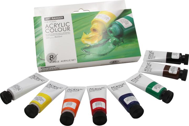 Immagine prodotto Art Ranger Set 8x22ml MAGI-Studio Basic Colours Acrylic (Pittura acrilica, 176 ml)