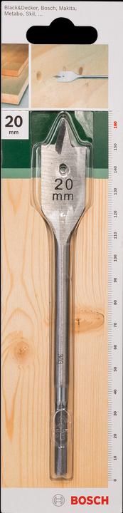 Immagine prodotto Bosch Zubehör Fresa piatta fai da te 20x110x160 HEX5.5 (fino a 20 millimetri)