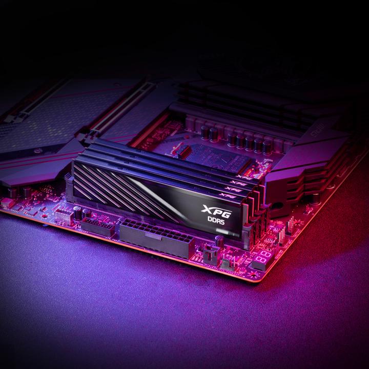 Actual product image Adata DIMM 64 GB DDR5-5600 (2x 32 GB) dual kit (black, AX5U5600C4632G-DTLABBK, XPG Lancer Blade) (2 x 32GB, DDR5 RAM, DIMM)