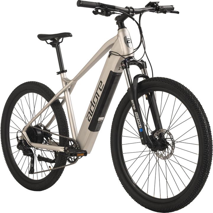 Adore E-MTB 27,5" Alu Mountainbike GV-650 Heckmotor 50NM / 15Ah Brushed Silver matt (48 cm)