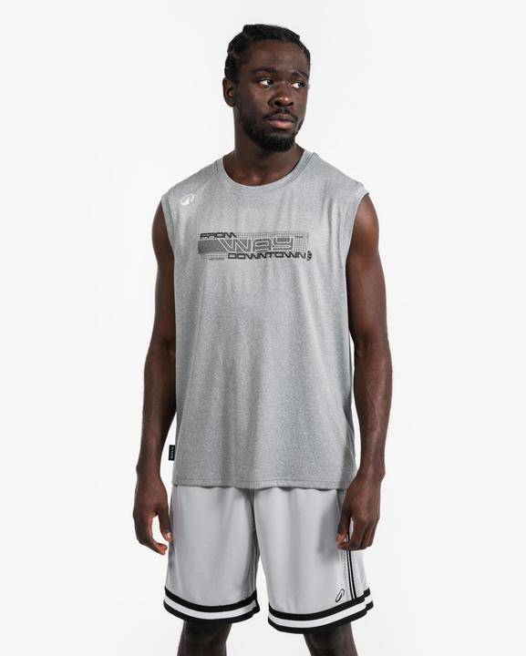 Kipsta Damen/Herren Basketball Trikot ärmellos - Fast 500 grau
