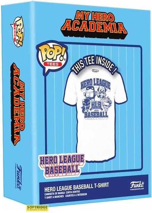 Image du produit Funko My Hero Academia - Hero League Baseball Boxed Tee T-Shirt MHA Baseball(EMEA) (S) (S)