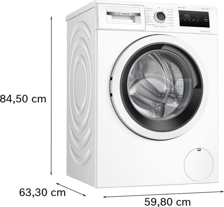 Immagine prodotto Bosch Hausgeräte WAN281A3CH (8 kg, A sinistra, Spina CH)