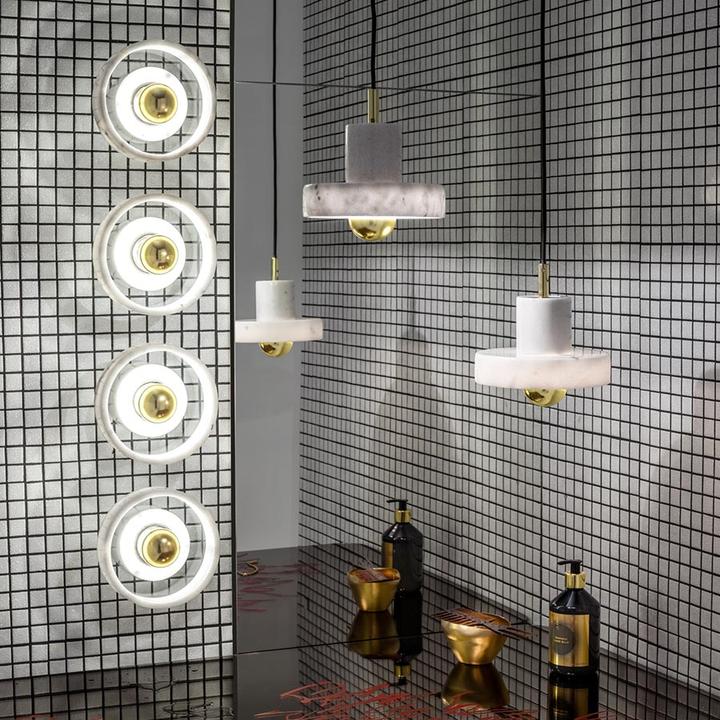 Image du produit Tom Dixon Applique Stone White/Gold (360 lm)