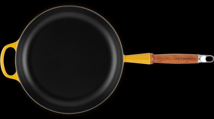 Actual product image Le Creuset Frying pan Signature dark yellow (28 cm, Frying pan, Cast iron, Enamel)