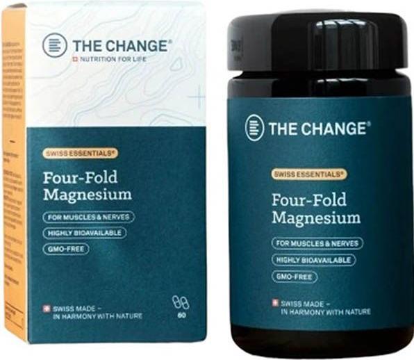 BE THE CHANGE Four-Fold Magnesium (60 Stück, Kapseln, 40 g)