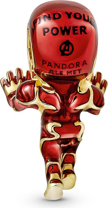 Image du produit Pandora Marvel The Avengers Iron Man (Plaqué or, Émail)