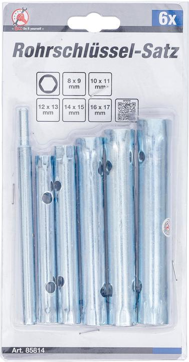 Produktbild BGS Rohrsteckschlüssel-Satz (8 mm, 10 mm, 12 mm, 14 mm, 16 mm)