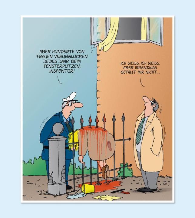 Immagine prodotto Uli Stein Cartoon-Geschenke: Aufmachen, Polizei! (Tedesco, Pietra Uli, 2022)