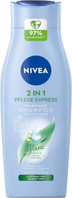 NIVEA PH-Balance Shampoo & Conditioner, 400 ml (400 ml, Flüssiges Shampoo)