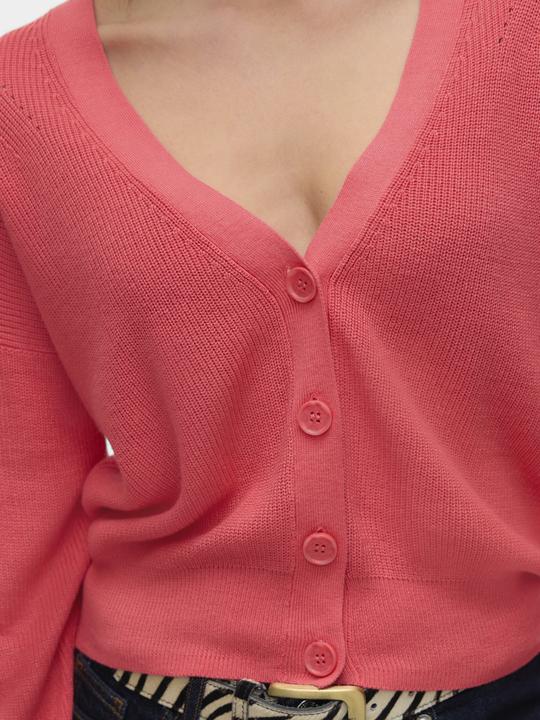 Actual product image Vero Moda Vmnewlexsun Ls Short V-Neck Car Ga Noos (S)