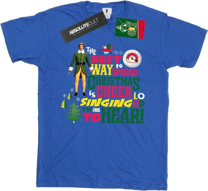 Immagine prodotto Elf Christmas Cheer Maglietta Uomo (XL)